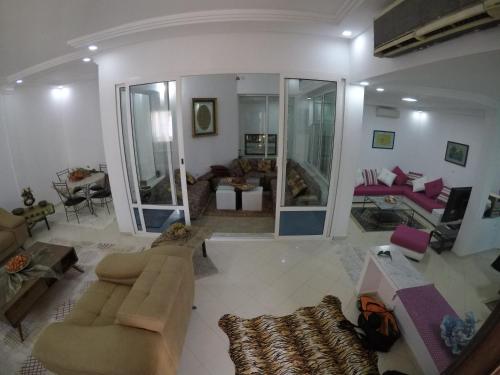 Χώρος καθιστικού στο Villa Curubis Korba