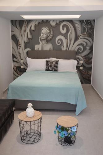 Ένα ή περισσότερα κρεβάτια σε δωμάτιο στο S. Luxury Princess Suite