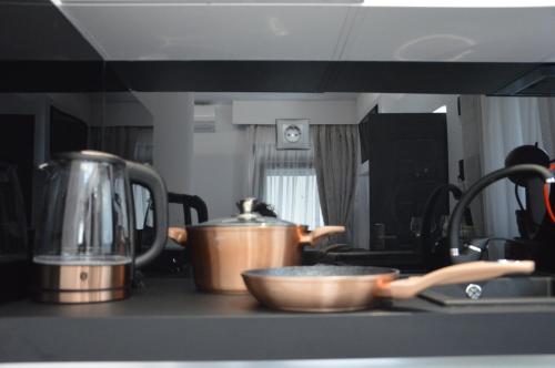Η κουζίνα ή μικρή κουζίνα στο S. Luxury Princess Suite