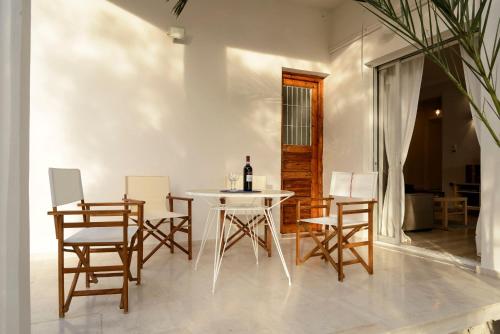 Ruang duduk di Naftilos Blue View retreat