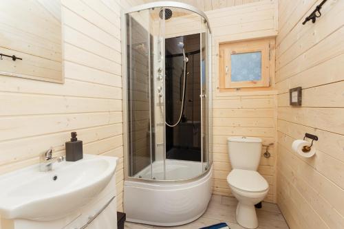 Ein Badezimmer in der Unterkunft Podlasem21