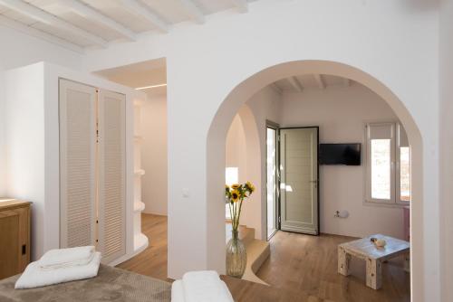Koupelna v ubytování Levantes House Mykonos