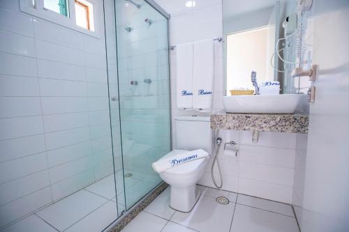 Phòng tắm tại Brisamar Hotel Pousada