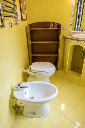 Koupelna v ubytování B&b Giglio di Mare