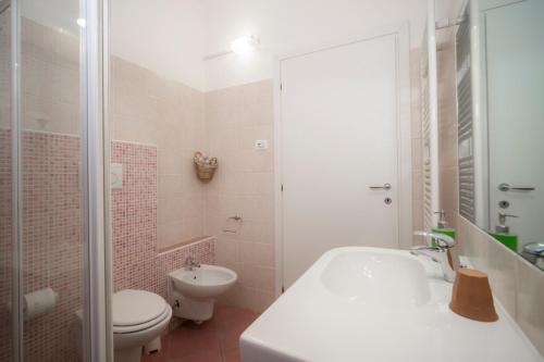Koupelna v ubytování B&B La Malvasia