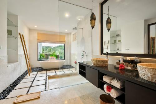 Ванная комната в Villa Kembang Bali Ubud