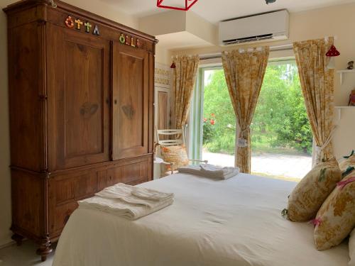A bed or beds in a room at the green home