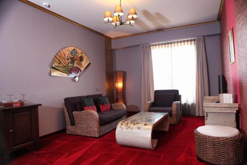 Posezení v ubytování Simfonia Boutique Hotel