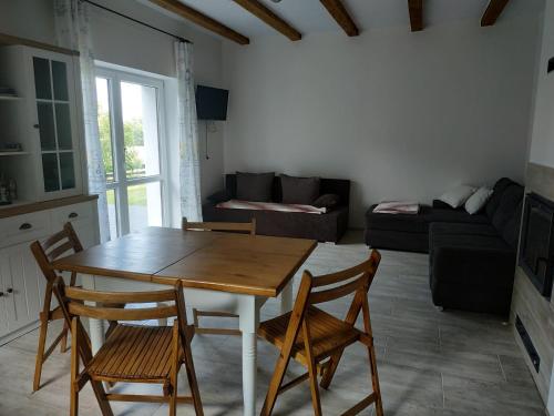 Posezení v ubytování Apartament przy Kamiennej Chacie