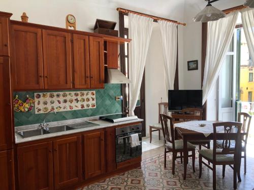 Kjøkken eller kjøkkenkrok på Residenza Amante