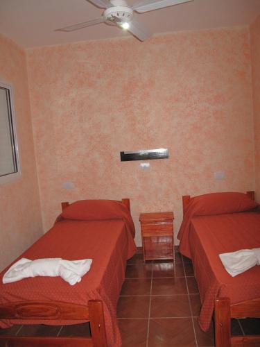 Hotel Los Cedrosにあるベッド