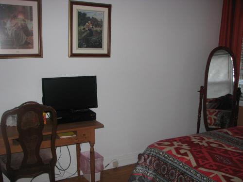 TV a/nebo společenská místnost v ubytování Magnolia B&B