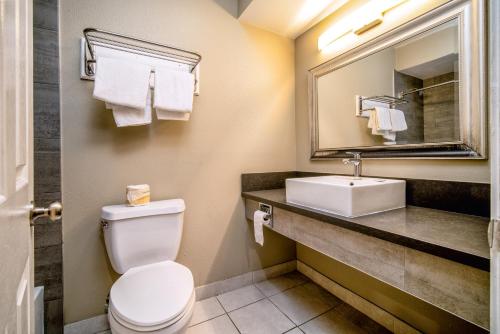Bilik mandi di Regency Inn & Suites Downey