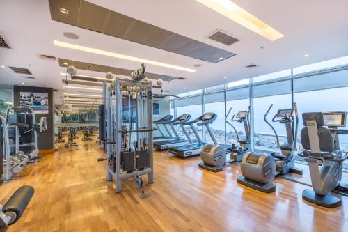 Fitness centrum a/nebo fitness zařízení v ubytování Enjoy Antofagasta