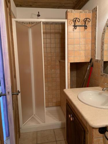 Kylpyhuone majoituspaikassa Canne al Vento