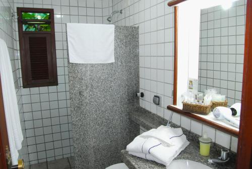 Koupelna v ubytování Pousada Castanheira