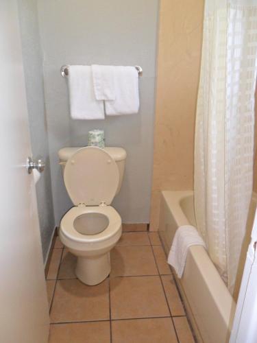Ένα μπάνιο στο A-OK Motel