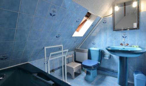 Gîte familial Fouga tesisinde bir banyo