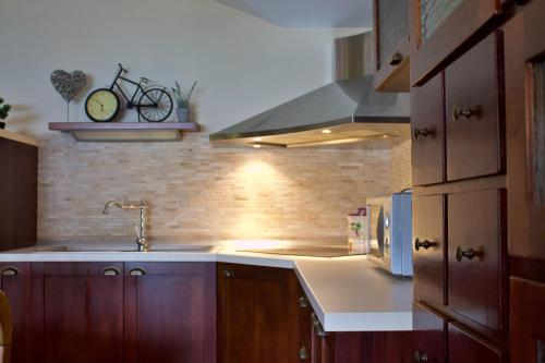 Kuchyňa alebo kuchynka v ubytovaní Apartment Kaktus