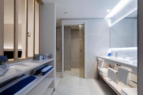 Koupelna v ubytování Hotel Indalo Park