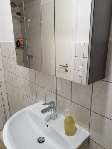Ett badrum på Carina Apartment