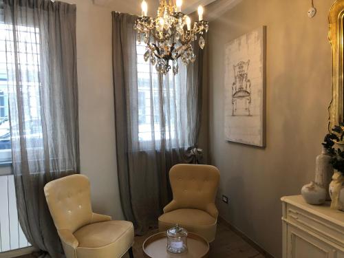 Ruang duduk di La Dimora di via Trieste