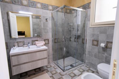 Koupelna v ubytování La Corte di Edoardo