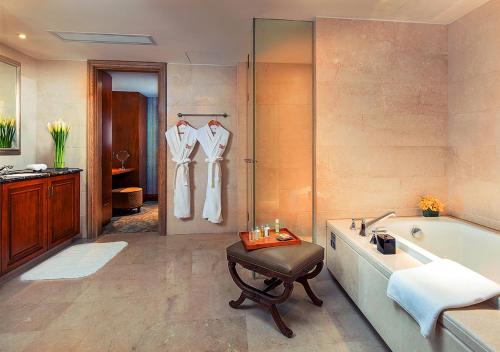 Koupelna v ubytování Meilu Legend Hotel Hangzhou