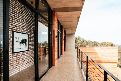 Μπαλκόνι ή βεράντα στο Ocean View Villa Wilderness