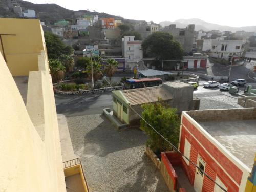 a view of a city from a building at La Residencia in Mindelo
