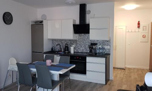 Apartament Wałowa Wejherowo 주방 또는 간이 주방