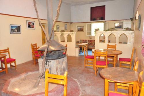Restaurace v ubytování auberge souktana
