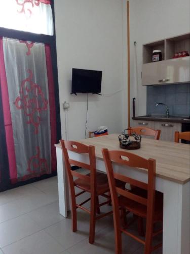 Kuchyň nebo kuchyňský kout v ubytování casa mare