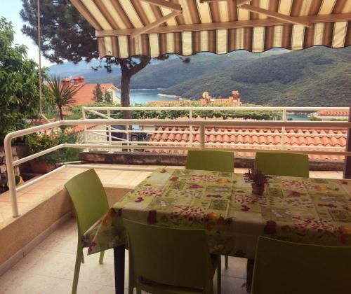 En generel udsigt til bjerge eller udsigt til bjerge taget fra lejligheden