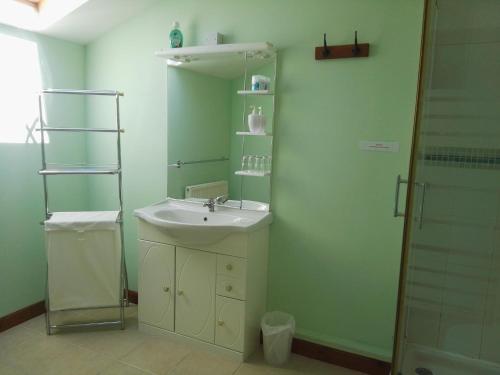 Phòng tắm tại Le Chene Vert