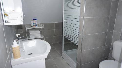 Koupelna v ubytování Sint-Jans Appartments