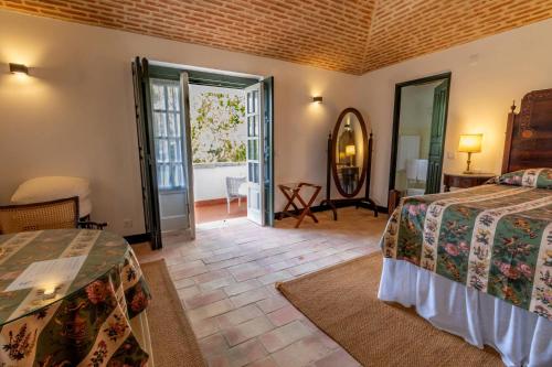 Ένα ή περισσότερα κρεβάτια σε δωμάτιο στο Quinta da Foz