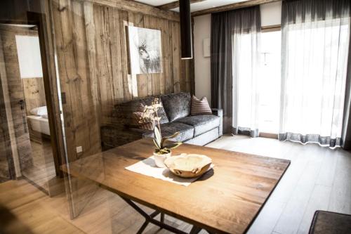 Χώρος καθιστικού στο Chalet Zenit