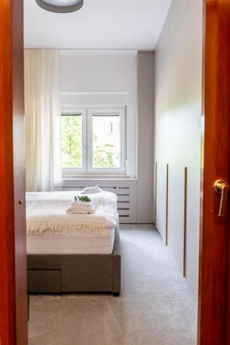 Cama o camas de una habitación en Vila Tivoli