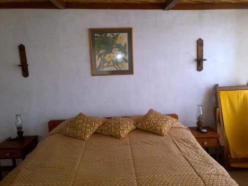 Ένα ή περισσότερα κρεβάτια σε δωμάτιο στο Hotel Las Aldas