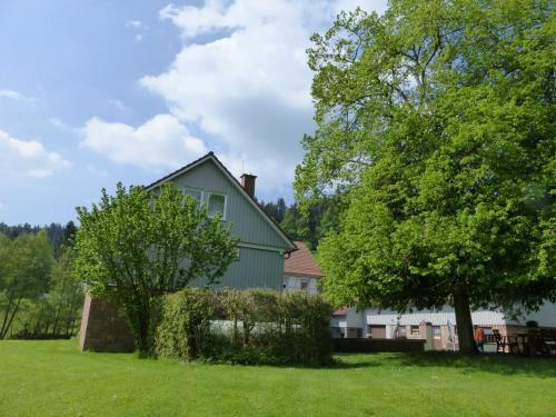 O grădină în afara Ferienunterkünfte Zur Mühle