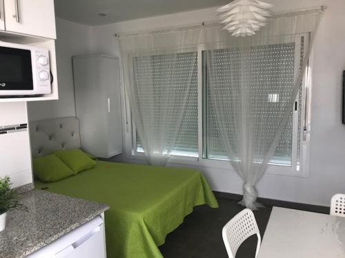 Kuchyň nebo kuchyňský kout v ubytování Estudio Playa Columela