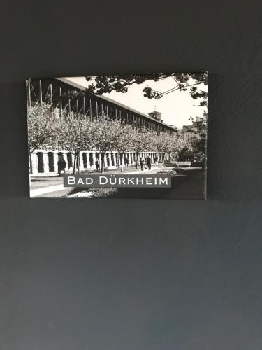 a black and white picture of a baseball stadium at Gästehaus & Café Leeze in Bad Dürkheim