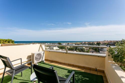 Le duplex village naturiste vue mer