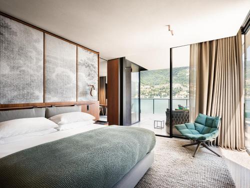 Postel nebo postele na pokoji v ubytování Il Sereno Lago di Como
