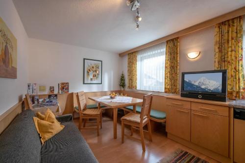 TV a/nebo společenská místnost v ubytování Tuxerhof