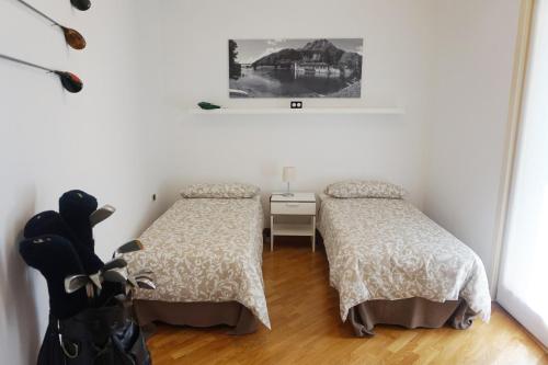 Krevet ili kreveti u jedinici u okviru objekta Casa Isola Viscontea