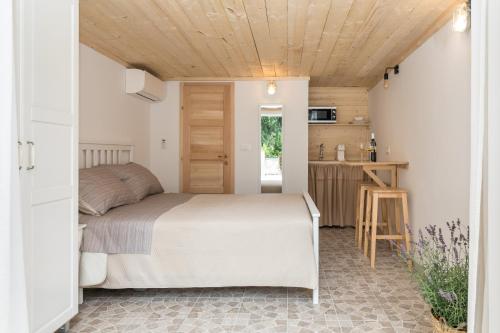 Кровать или кровати в номере Park Residence