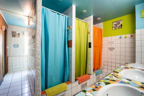 Koupelna v ubytování VILLA ZENITH Hostel-LA SURF HOUSE