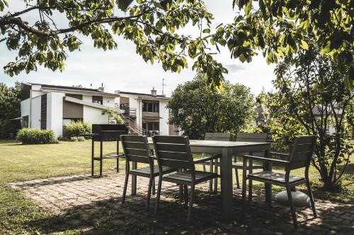 Zahrada ubytování Prieka Pietura